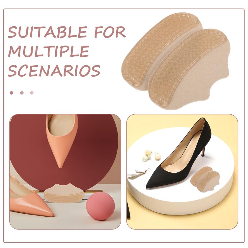Trimmable Non Slip Heel Cushion Pads Soft Protectors For High Heels Anti Friction - Image 4