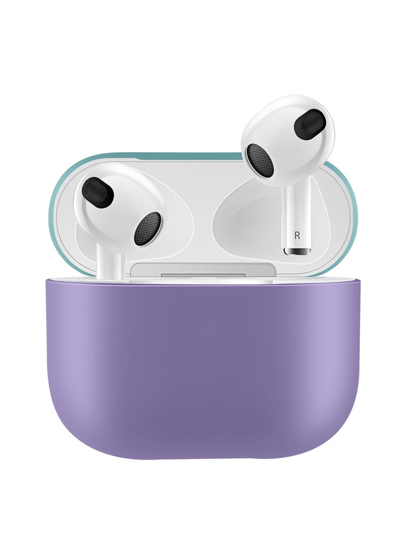 New Airpods 3 Fourth Case cover Silicone Split Thin Simple Solid Protectiver Shell - Image 1