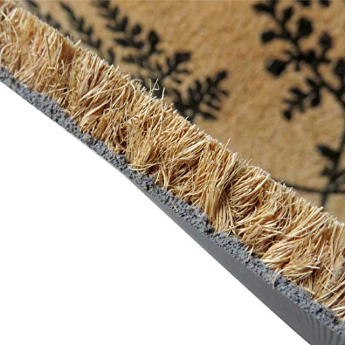 ATMAH Fern Frond Coir Doormat, Size 40cm x 60cm - Image 3