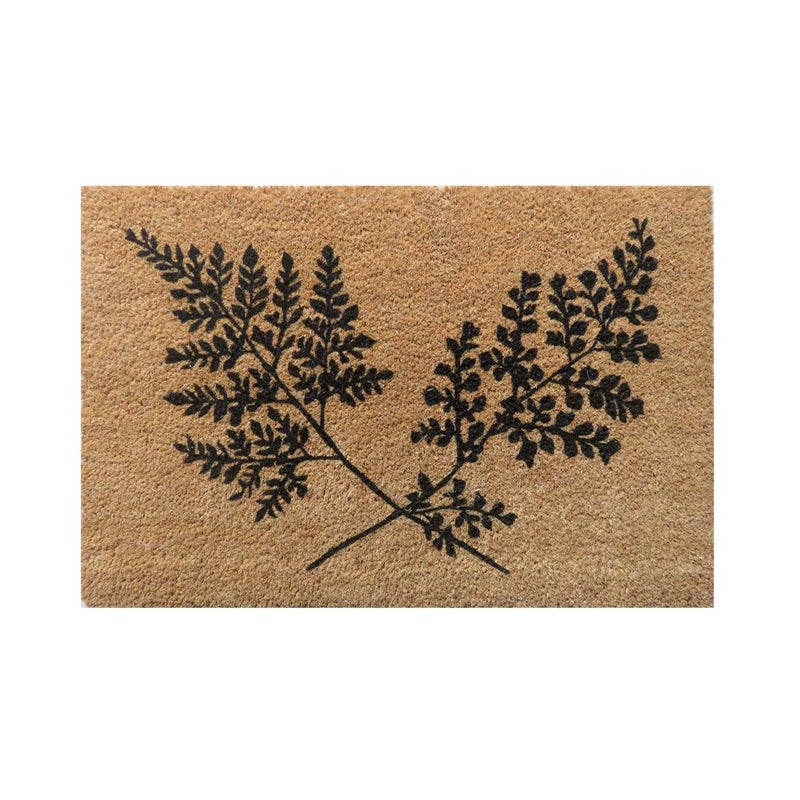 ATMAH Fern Frond Coir Doormat, Size 40cm x 60cm - Image 5
