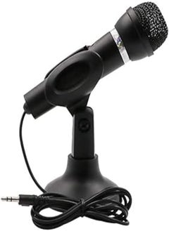 Generic Keendex kx 2766 desktop microphone with 180 adjustable microphone and 3.5mm connector - black 