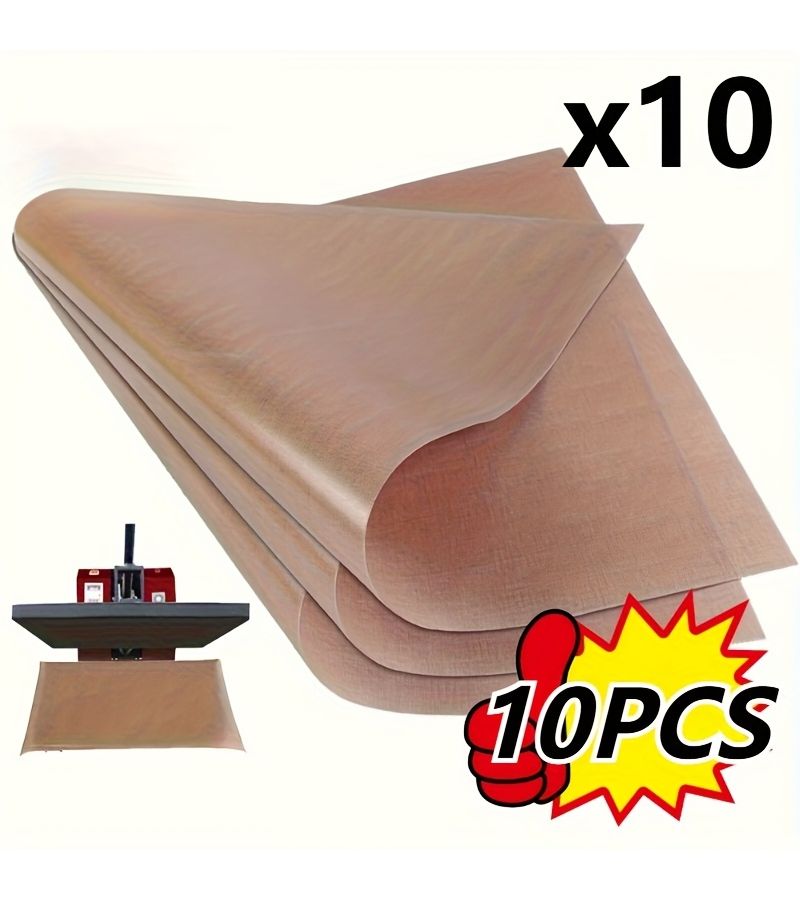 10 Pieces Reusable Non-Stick Baking Mats Heat-Resistant Easy to Clean Dishwasher Safe Ideal for Baking and Grilling Perfect for Holidays - Image 1