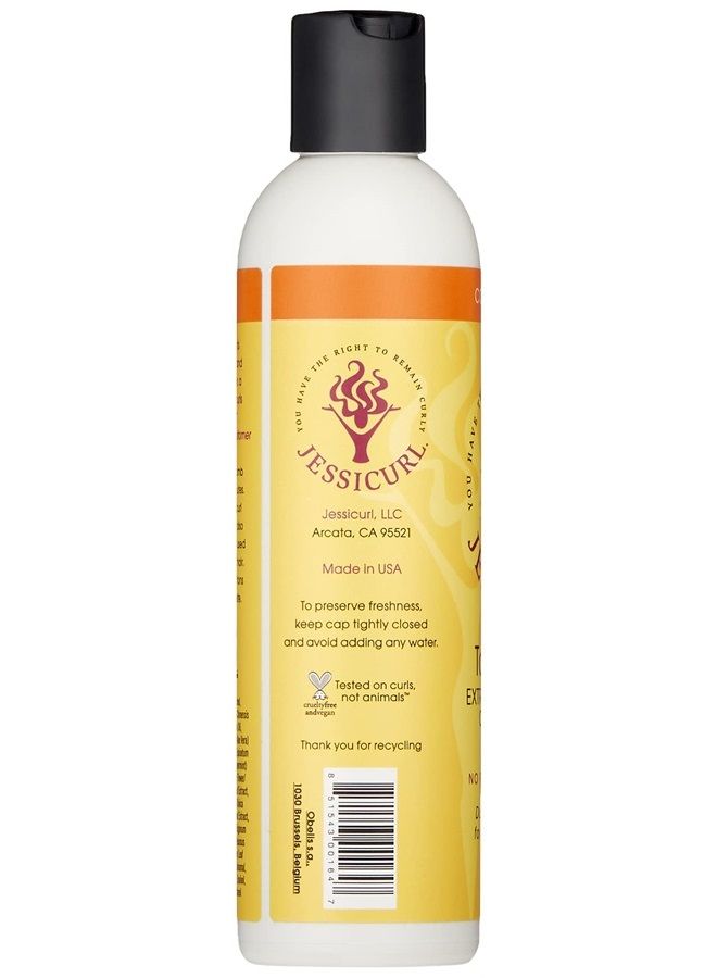 Jessicurl , Too Shea! Extra Moisturizing Conditioner for Curly Hair, No Fragrance Added, 8 Fl oz. Leave in Conditioner for Dry Hair, Anti Frizz Hair Products - Image 2