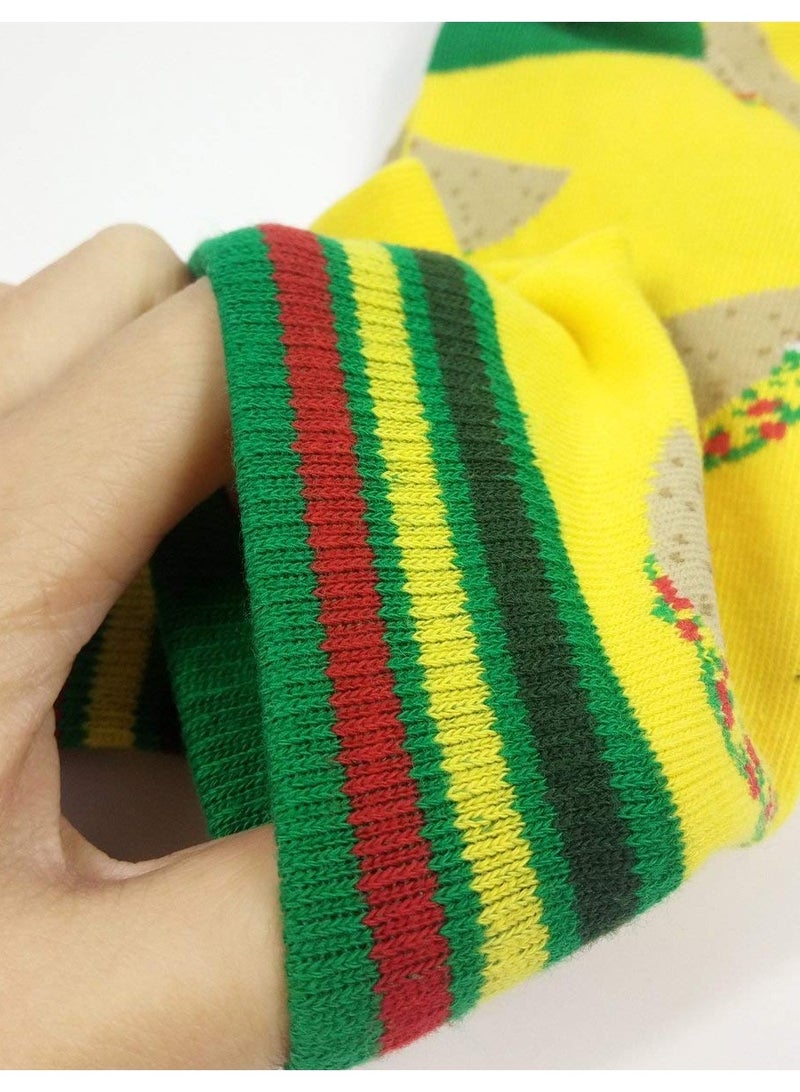 KASTWAVE Funny Mens Colorful Dress Socks - Fun Novelty Patterned Cotton Crazy Design Socks - Image 2