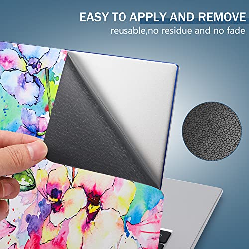 icolor Laptop Skin Sticker Decal 12 13 13.3 14 15 15.4 15.6 inch Personalized Universal Notebook Vinyl Skin Stickers Cover Art Decal Computer Protector (Flowers) - Image 4