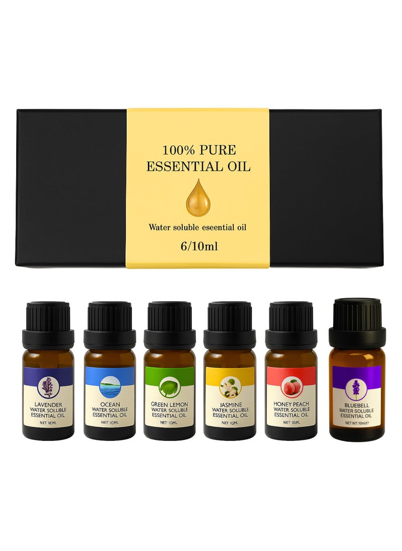 Generic Essential Oils Fragrance Oil Set Diffusers for Home Top 6 Aromatherapy Gift 6x10ml  - Image 1