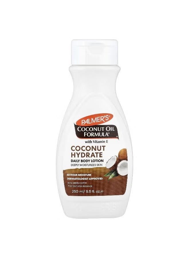 Coconut Oil Formula® with Vitamin E, Coconut Hydrate Daily Body Lotion, 8.5