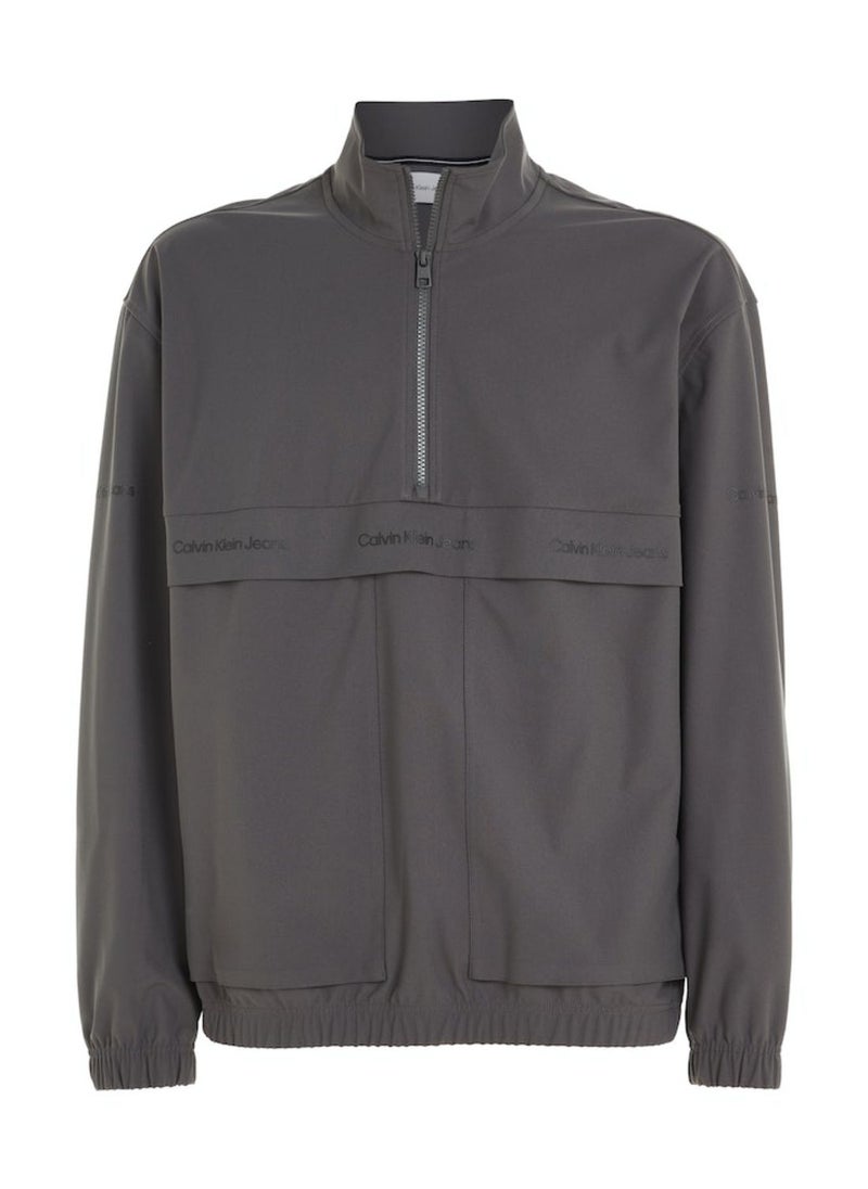 Calvin Klein Jeans - Logo Half Zip Sweatshirt - Image 1