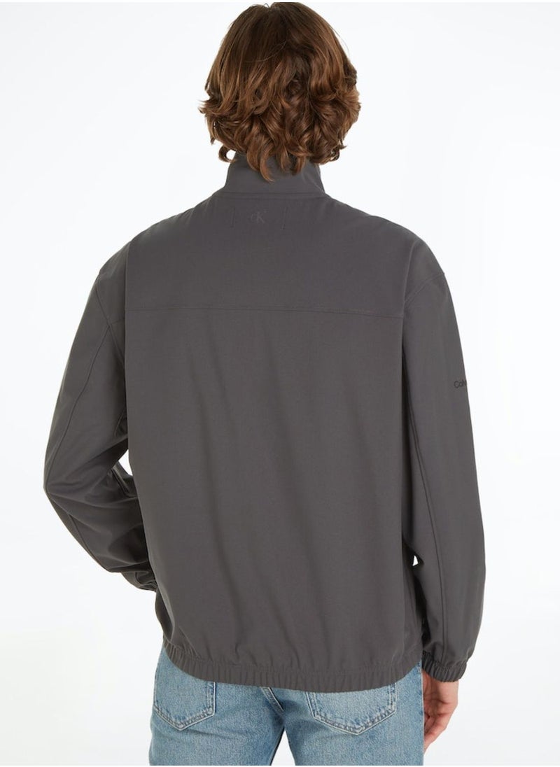 Calvin Klein Jeans - Logo Half Zip Sweatshirt - Image 1