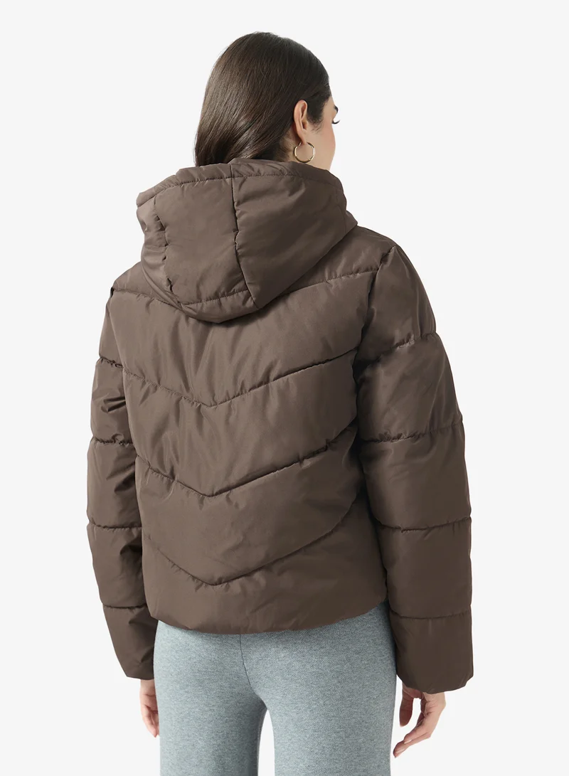 Only  Casual Hooded Puffer Jacket for Women | Best Price UAE