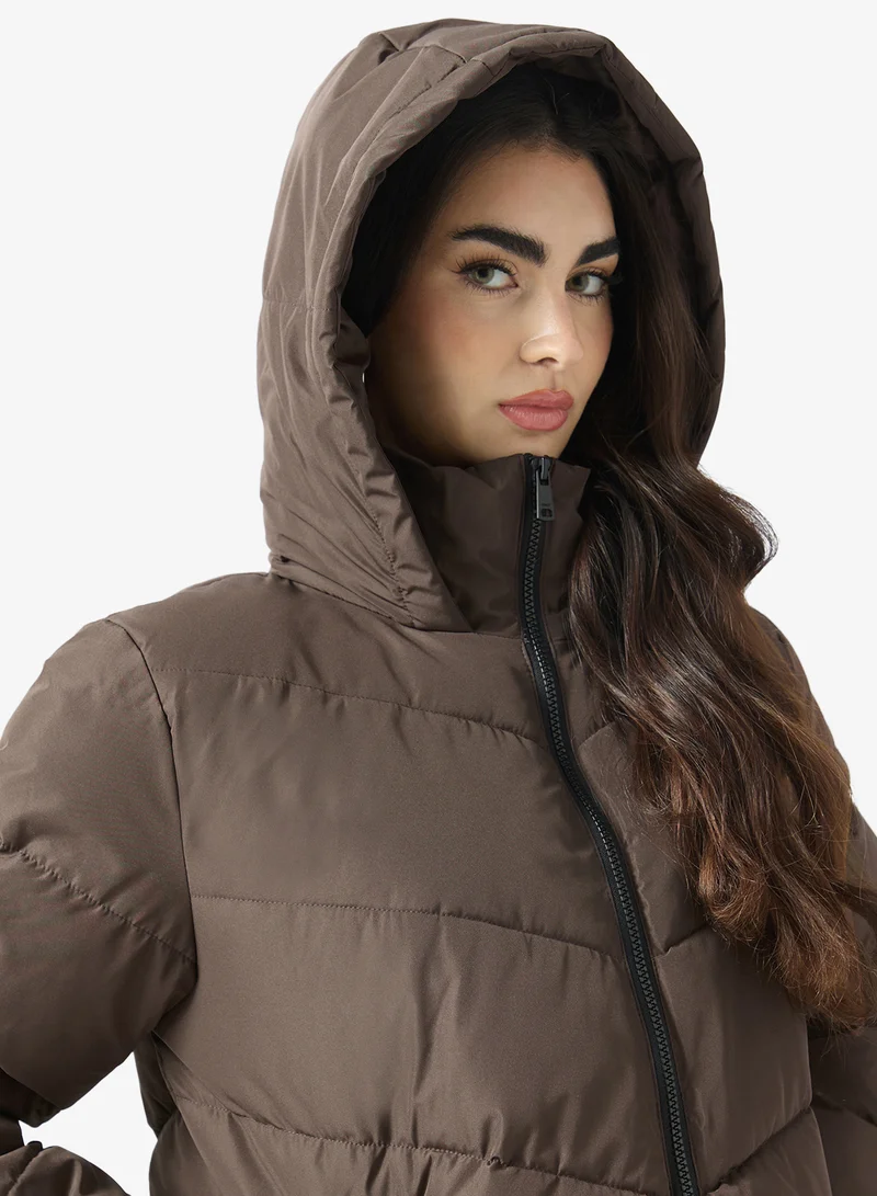 Only  Casual Hooded Puffer Jacket for Women | Best Price UAE