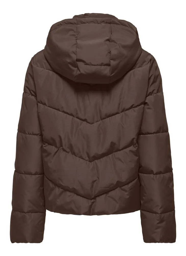 Only Casual Hooded Puffer Jacket