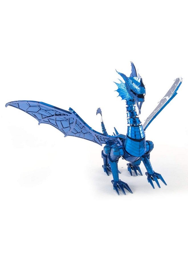 Fascinations Metal Earth Premium Series Blue Dragon 3D Metal Model Kit - Image 2