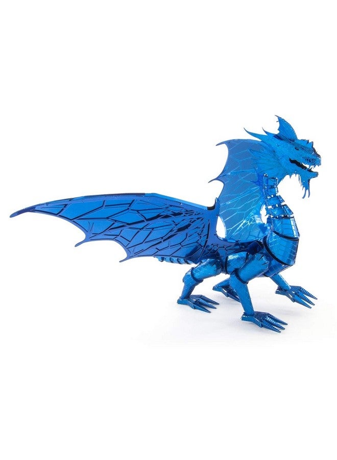 Fascinations Metal Earth Premium Series Blue Dragon 3D Metal Model Kit - Image 3