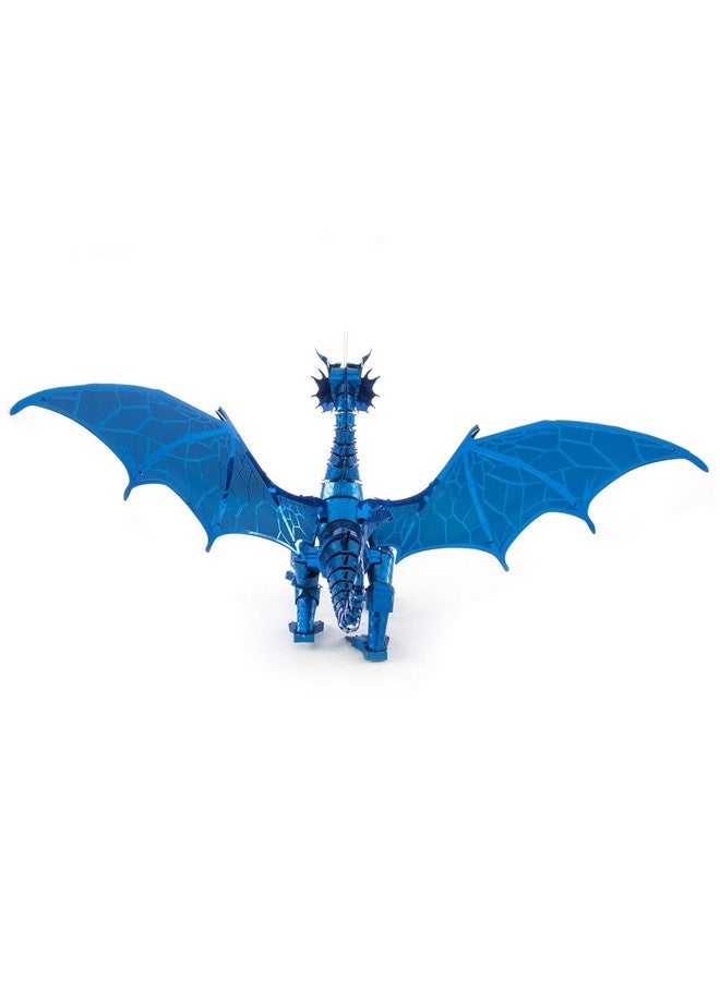 Fascinations Metal Earth Premium Series Blue Dragon 3D Metal Model Kit - Image 4