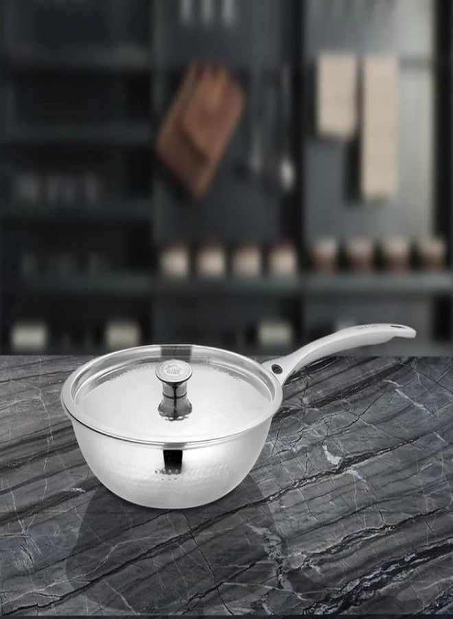 WEKTU Hammer FRYPAN Fry Pan with Lid 24 cm Diameter 2 L Capacity - Image 3