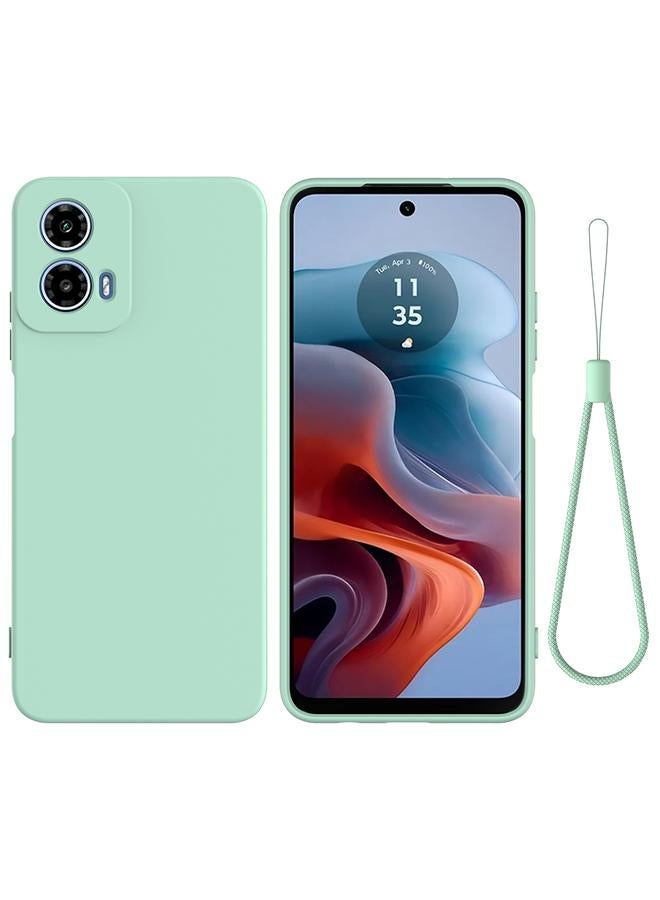 S-TOP Case For Motorola Moto G45 Pure Color Liquid Silicone Shockproof Phone Case - Image 1