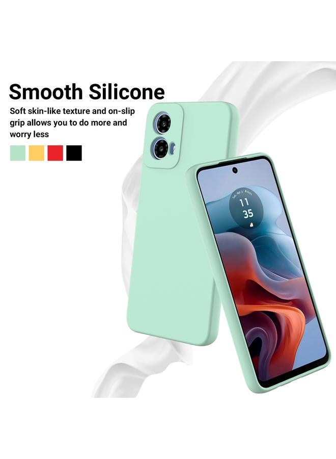 S-TOP Case For Motorola Moto G45 Pure Color Liquid Silicone Shockproof Phone Case - Image 3