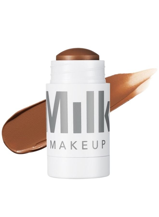 ميلك ميكب قلم برونزر كريمي مطفي من ميلك ميك أب - لون بليز (برونزي تان) 5.7 غرام - برونزر كريمي قابل للتكثيف والدمج لإطلالة دافئة طبيعية - Image 1