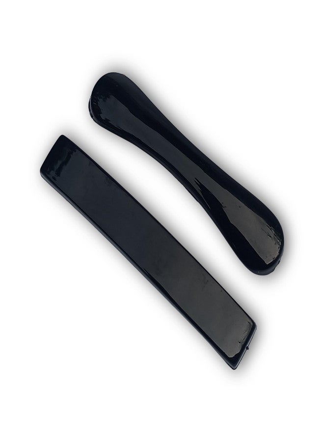 FACPLUS Hair clips for women and Girls Pack of 5, Hair clip for Girls, Hair clips for Women stylish, Barrette for women, Black Plain hairclip, clip for hair, Back clips - Image 2