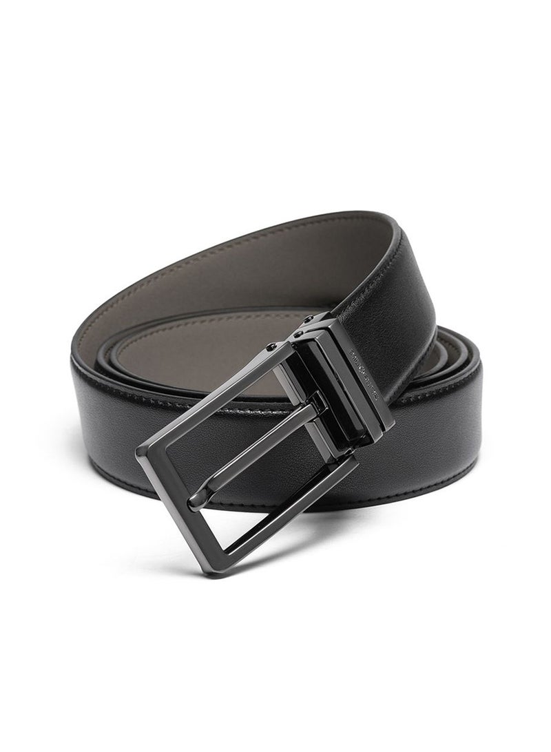 Samsonite Aamir II BIZ CTR Leather Belt, Black|Stylish|Premium Quality|Classic Pin - Image 5