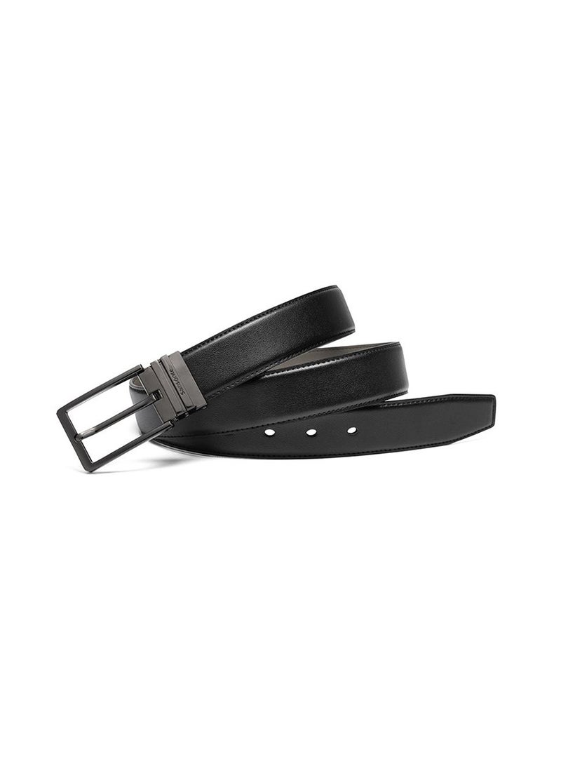 Samsonite Aamir II BIZ CTR Leather Belt, Black|Stylish|Premium Quality|Classic Pin - Image 3