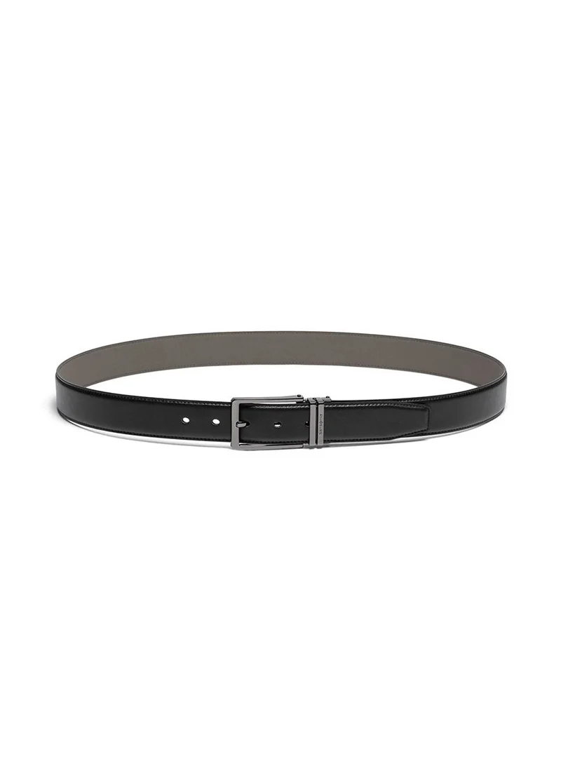 Samsonite Aamir II BIZ CTR Leather Belt, Black|Stylish|Premium Quality|Classic Pin
