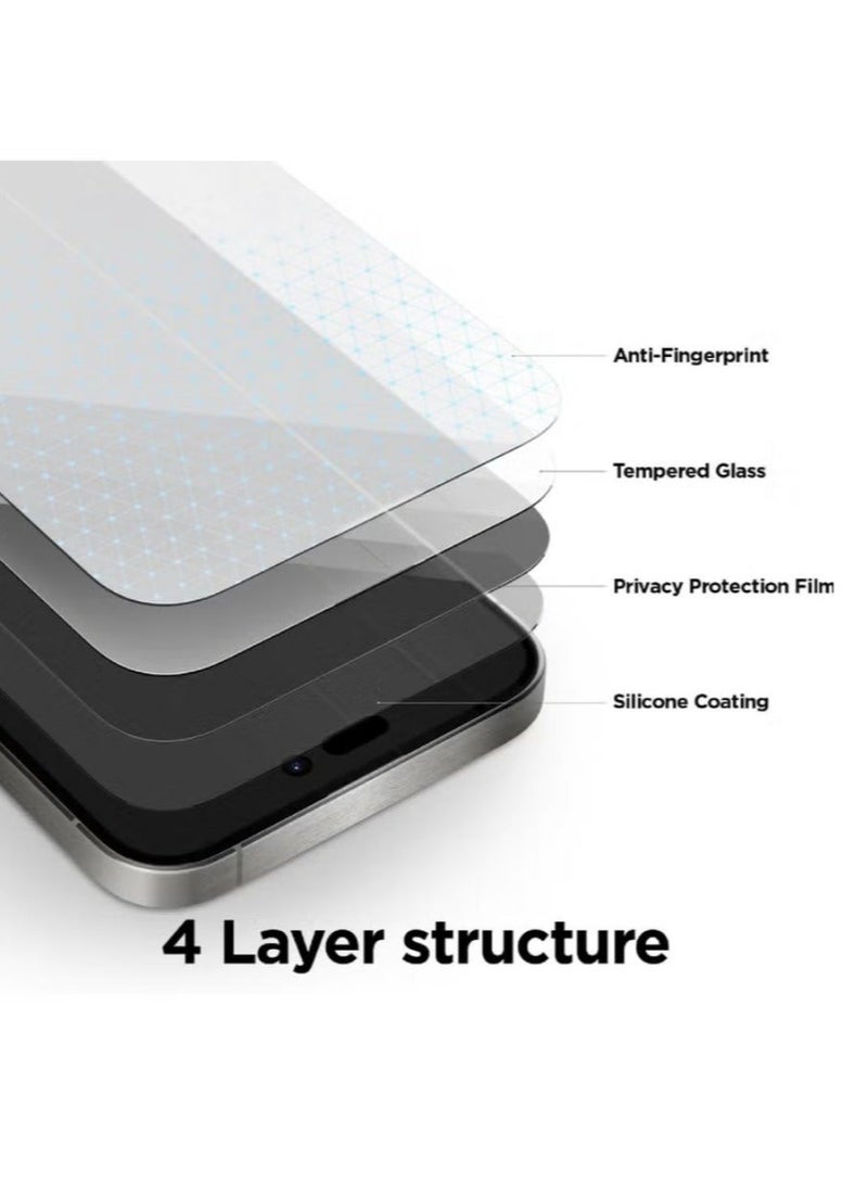 أوريجنال واقي شاشة زجاجي مقاوم للغبار ومضاد للخصوصية متوافق مع iPhone 12 Pro Max - Image 3