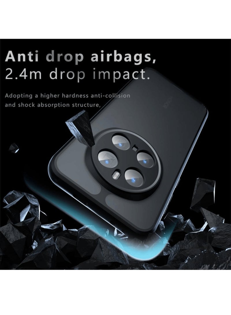 اووكاي غطاء حماية ذكي متوافق مع هاتف Honor X9C، ومتوافق مع MagSafe، وغطاء حماية مغناطيسي مدمج مضاد للصدمات لهاتف Honor X9C الذكي (أسود) - Image 5