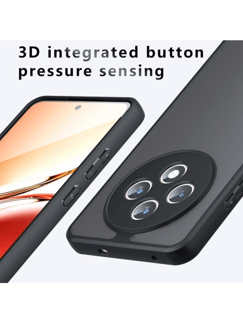 اووكاي غطاء حماية ذكي متوافق مع هاتف Honor X9C، ومتوافق مع MagSafe، وغطاء حماية مغناطيسي مدمج مضاد للصدمات لهاتف Honor X9C الذكي (أسود) - Image 2