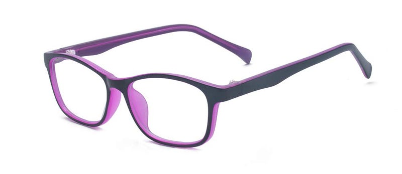 Outray Boys Girls Blue Light Blocking Glasses AntiBlue Light AntiEyestrain AntiGlare Anti UV Age 312 2186c3 Purple