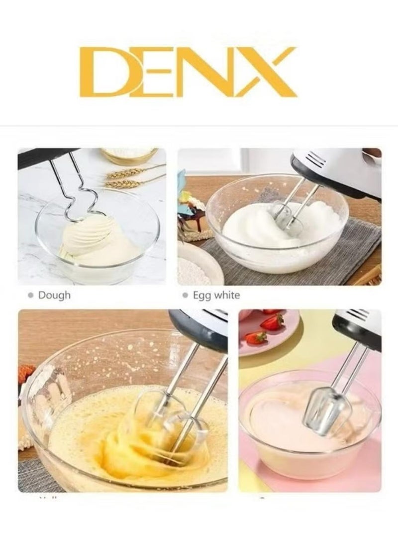 دينكس خفاقة بيض كهربائية أوتوماتيكية ذات 7 سرعات ومصنوعة من الستانلس ستيل مع قابس أوروبي | DX2007 - Image 3