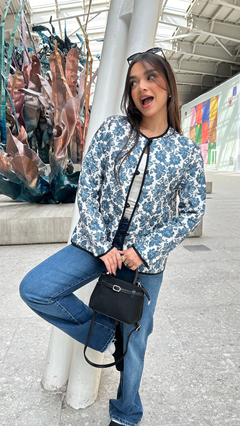 Pavo Blue Vintage Jacket - Image 1
