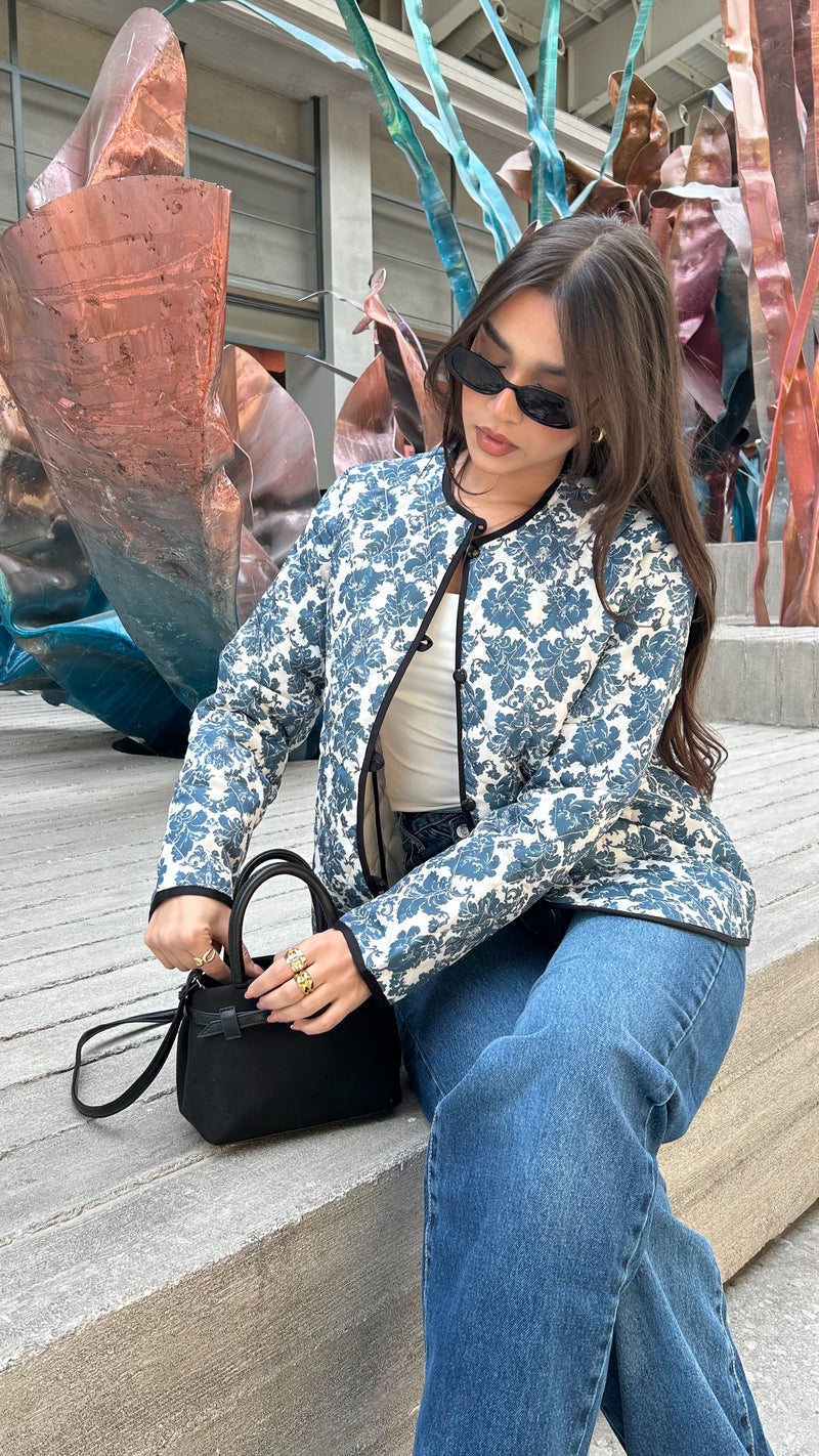 Pavo Blue Vintage Jacket - Image 2