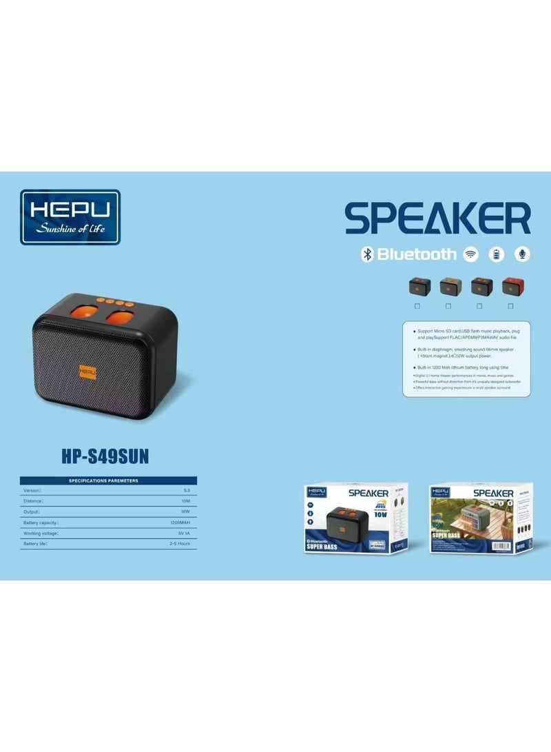 HEPU Portable Bluetooth  Speaker
