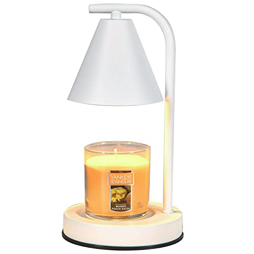 kobodon Candle Warmer Lamp, Electric Candle Lamp Warmer Birthday for Mom Women Home Bedroom Decor Dimmable Wax Melt Warmer for Scented Wax with 2 Bulbs, Jar Candles (White) - Image 1