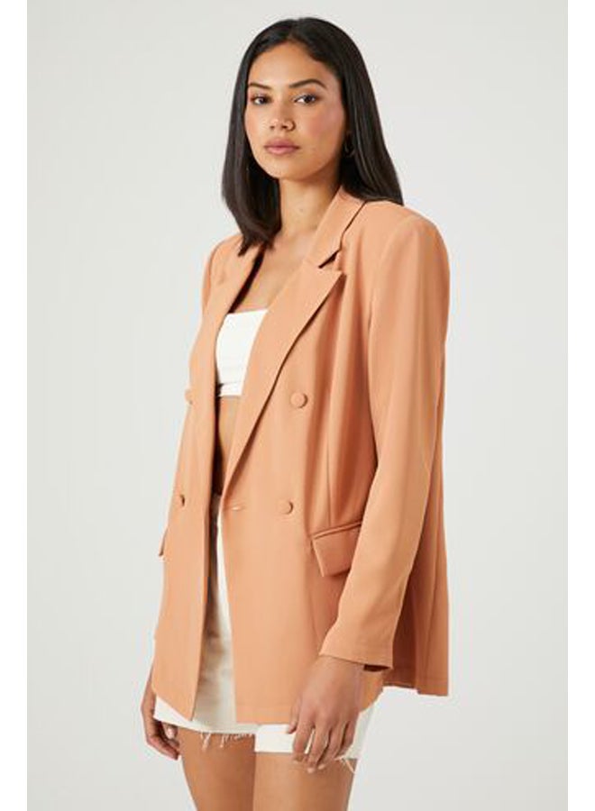 FOREVER 21 Longline Double-Breasted Blazer  - Image 2
