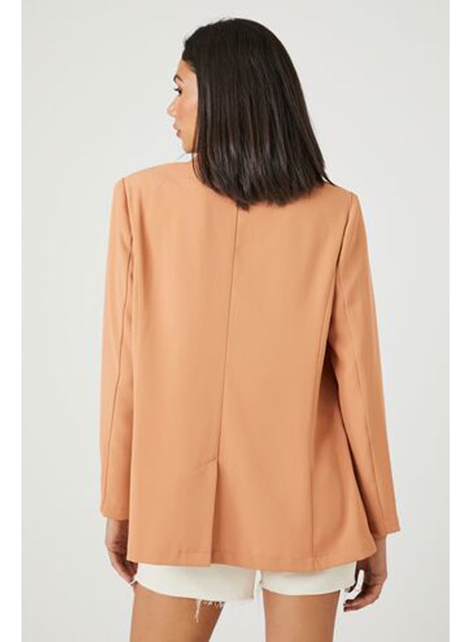 FOREVER 21 Longline Double-Breasted Blazer  - Image 3