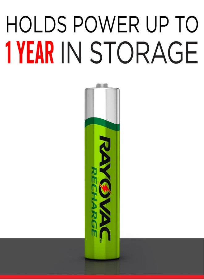 RAYOVAC Rechargeable AA Batteries (8 Pack), NiMH Double A Rechargeable Batteries - Image 4