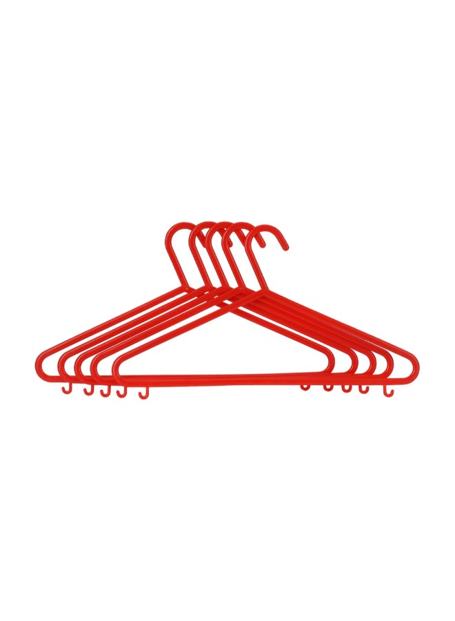 Royalford 5-Piece Plastic Cloth Hanger Set Assorted - Image 1
