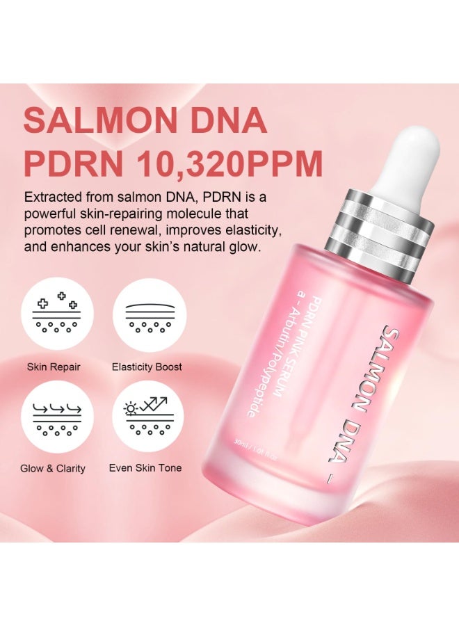 جالان سيروم ببتيد الورد 12 PDRN – DNA السلمون 10,320ppm، 12 ببتيد + نياسيناميد، مناسب للترطيب، شد البشرة وإشراقتها – 30 مل / 1.01 أونصة سائلة - Image 2