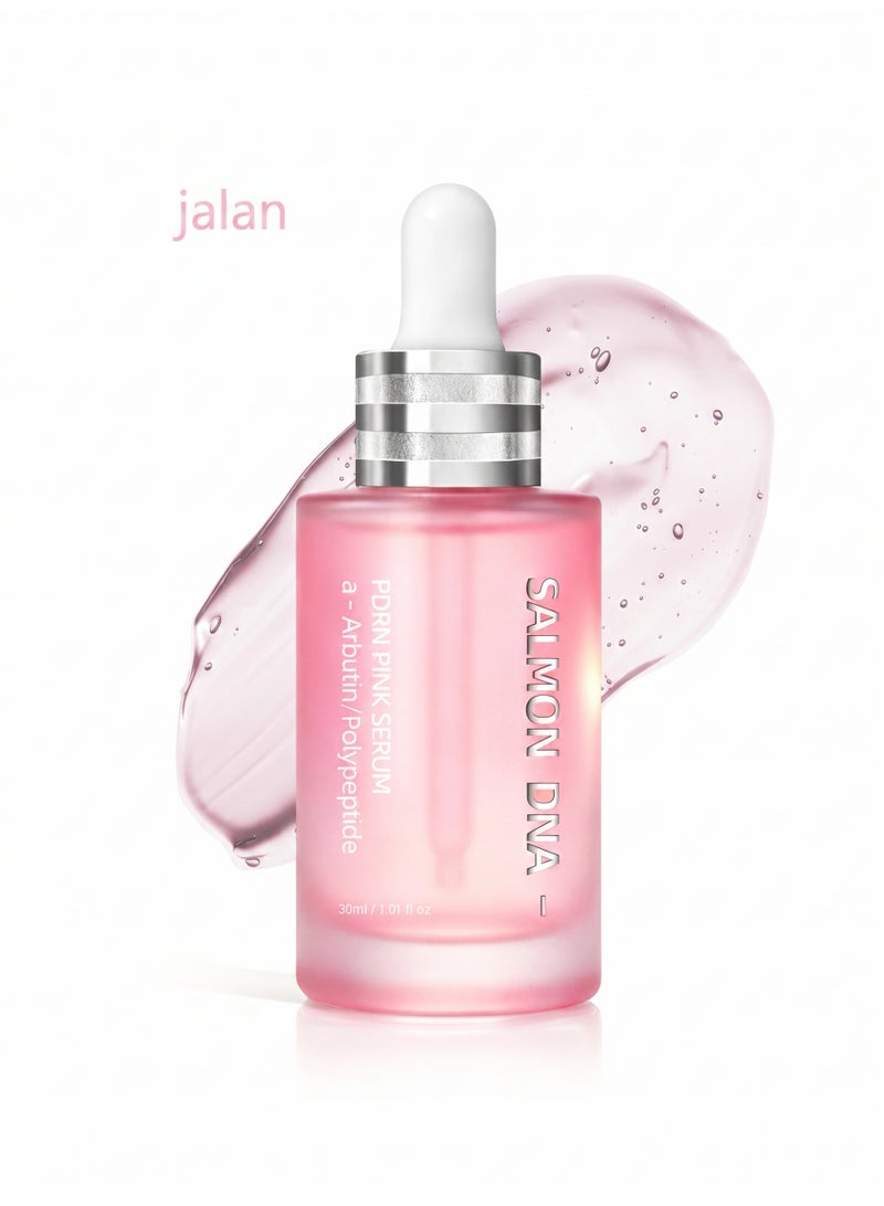 jalan Pink Peptide 12 PDRN Serum – Salmon DNA 10,320ppm, 12 Peptides + Niacinamide, Suitable for Hydrating, Firming, and Radiant Skin – 30ml / 1.01 fl oz - Image 1