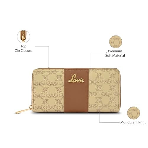 Lavie Women's Sacy Wallet | Ladies Stylish Purse Bag | Zip Around Wallet | Gift for Women - Image 3