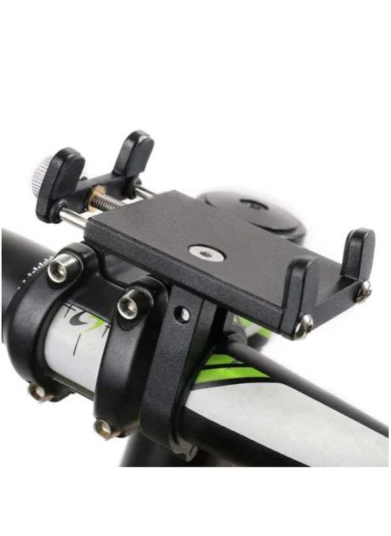 Generic Shockproof Aluminum Mobile Holder for Bikes, Motorcycles & Scooters - Adjustable & Lightweight  - Image 4