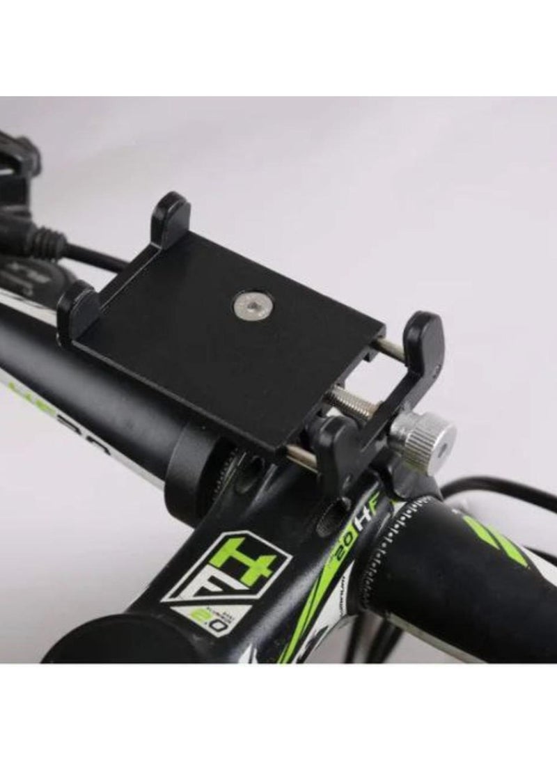 Generic Shockproof Aluminum Mobile Holder for Bikes, Motorcycles & Scooters - Adjustable & Lightweight  - Image 5