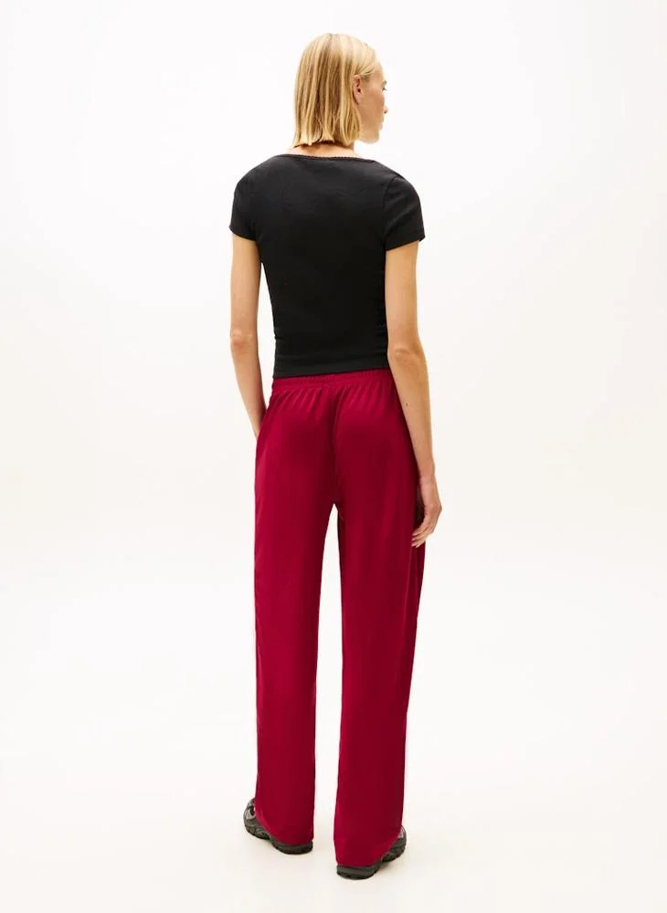 تومي جينز تيشيرت بياقة دائرية وشعار