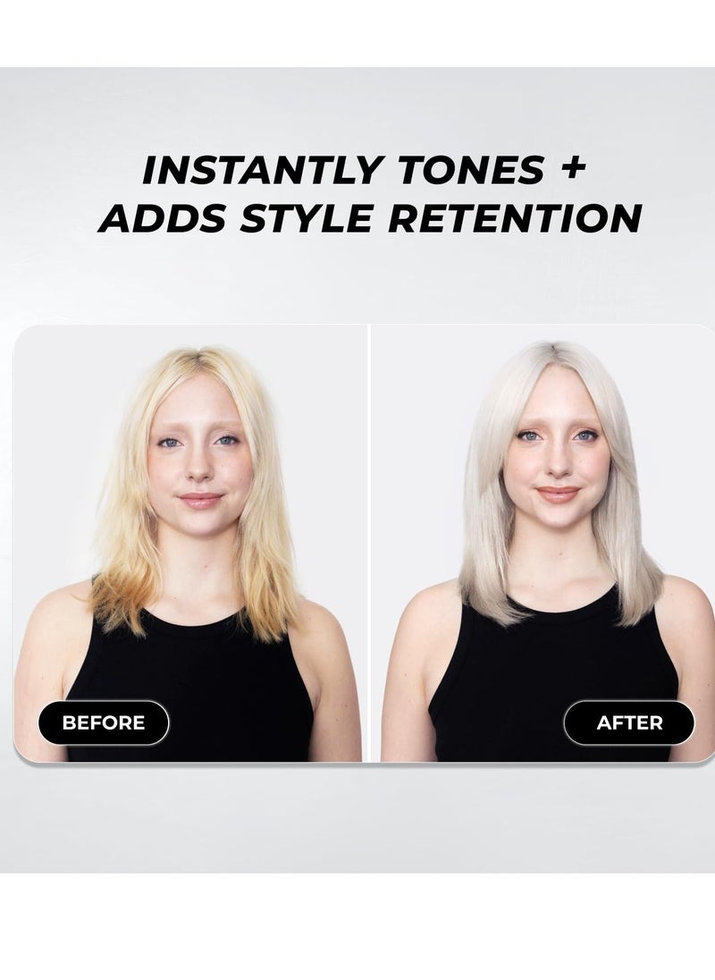 XMONDO XMONDO Hair Supernova Blonde Toning Leave-In Foam | Vegan Formula with Jojoba Oil & Bond Builder, Reduces Unwanted Brassy & Yellow Tones on Blonde, Highlighted, and Gray Hair | 6.7 Fl Oz, 1-Pack  - Image 4