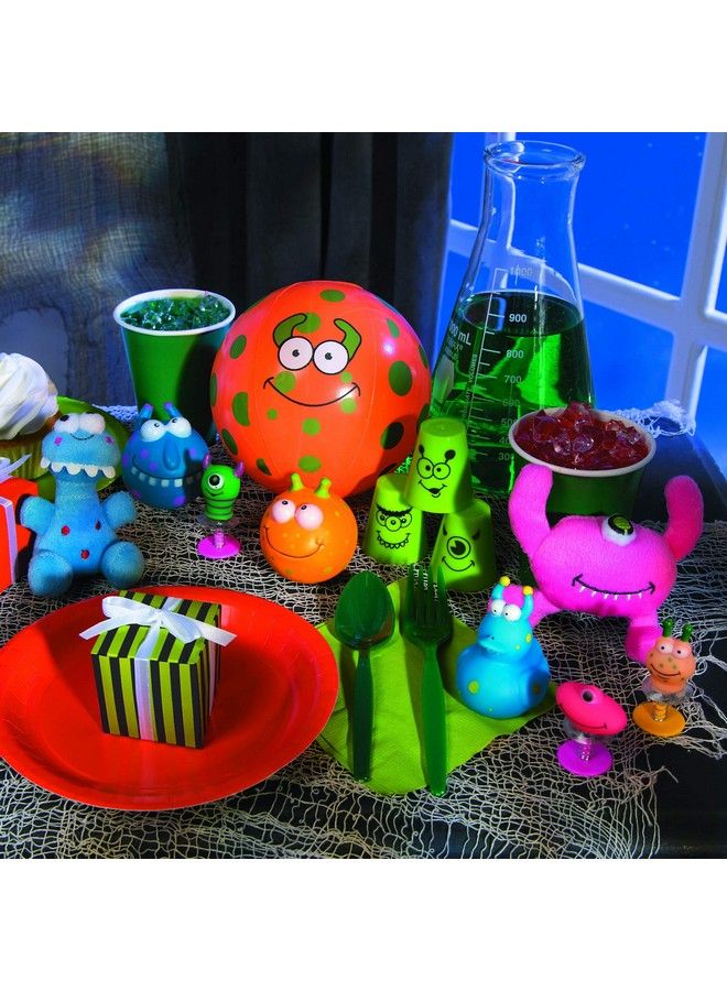Fun Express Monster Poppers Toys Set Of 12 Pop Up Critters Monster Birthday Party Favors And Nick Nacks For Kids - Image 4