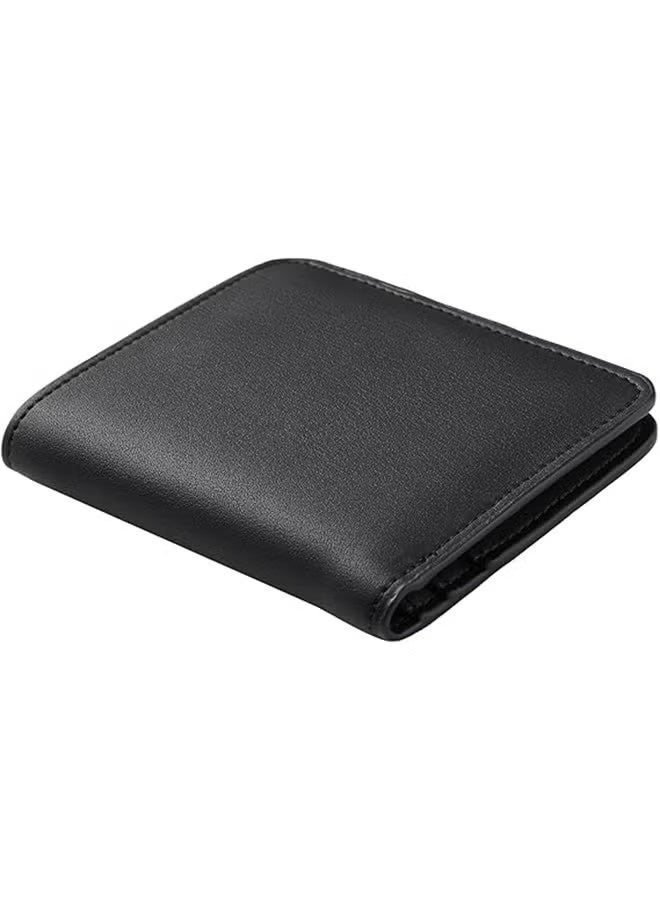 Wallet Women and man Small Compact Bifold Luxury Leather Pocket Wallet Ladies Mini Purse with ID Window - Image 5