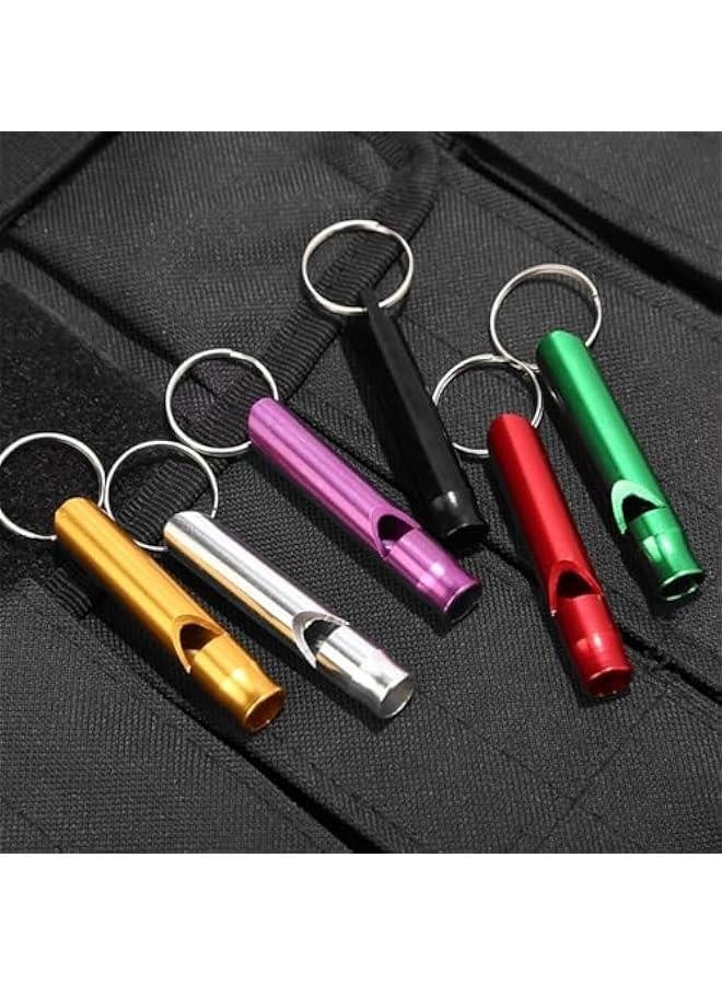 Generic Aluminum Whistle - Aluminium Alloy Survival Whistle | Survival Whistle | Safety Whistle Survival | Survival Whistles with Key Chain | Whistle with Keychain Loud Sound | Keychain Outdoor Camp - Image 5